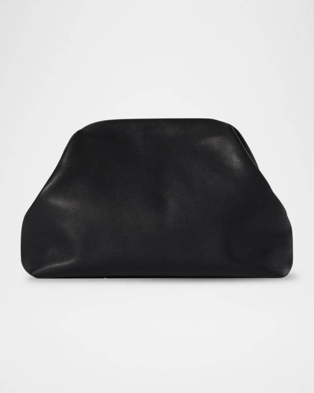 Mira Clutch Bag in Saddle Leather